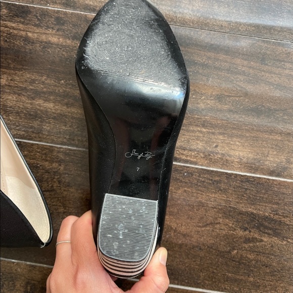 Shoes of Prey Closed Toe Pumps w/ Striped Heel - Picture 4 of 5